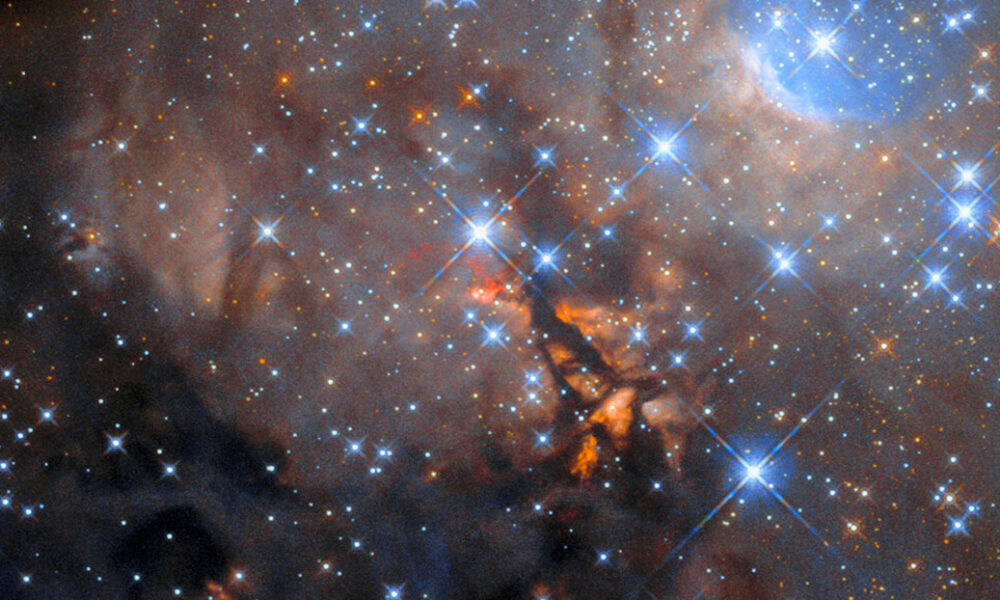 Hubble capta cuna estelar a 8.900 años luz de la Tierra